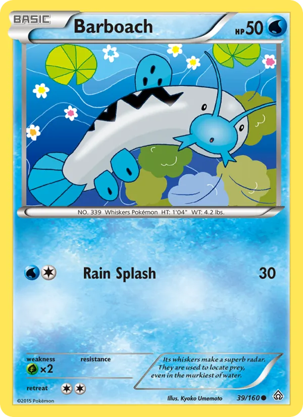 Barboach Pokémon card