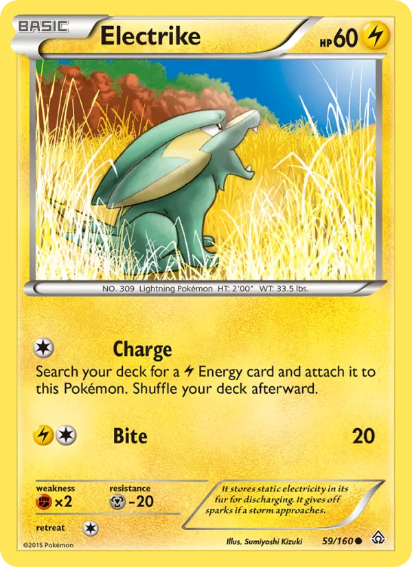 Electrike Pokémon card