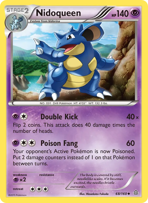 Nidoqueen Pokémon card