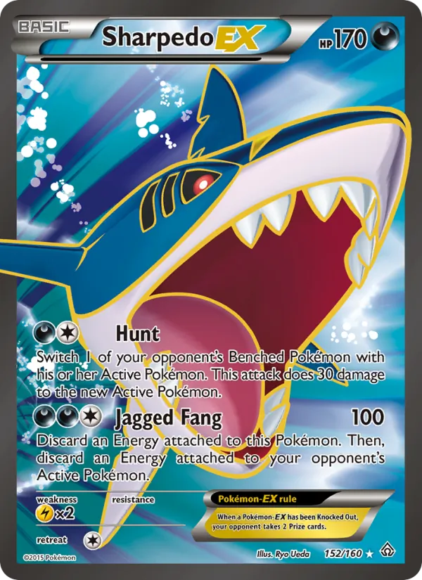Sharpedo EX card