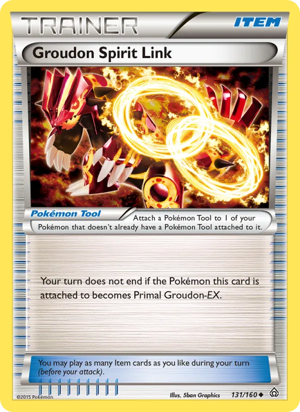Groudon Spirit Link card