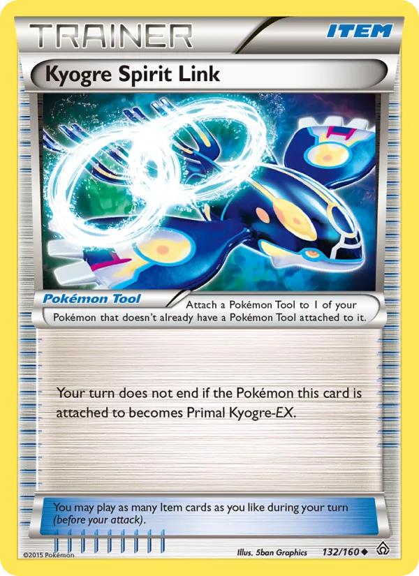 Kyogre Spirit Link card