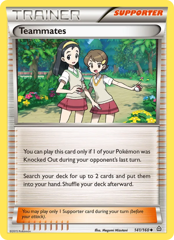 Teammates card