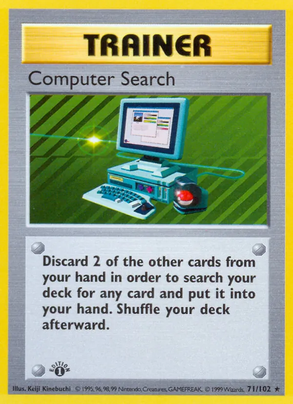 Computer Search card