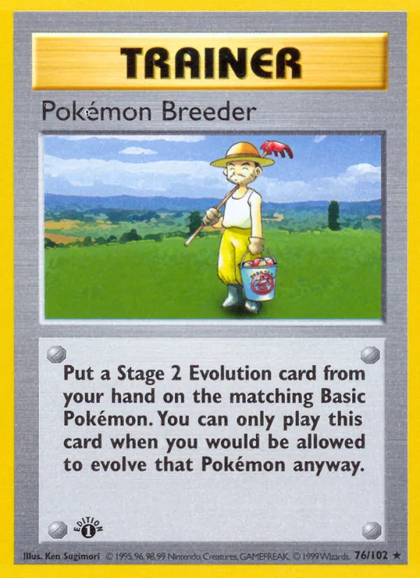 Pokémon Breeder card
