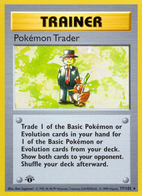 Pokémon Trader card