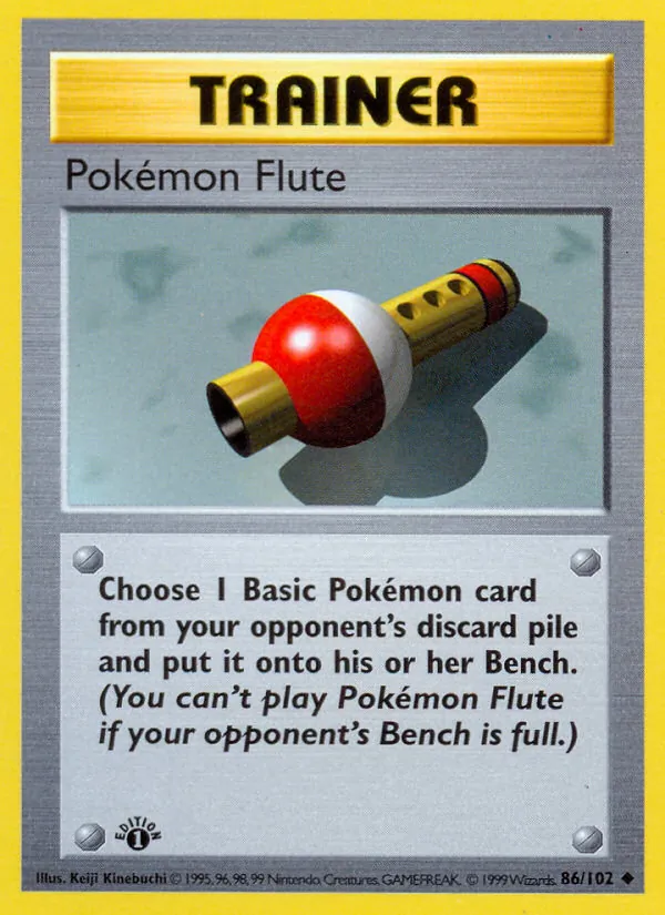 Pokémon Flute card