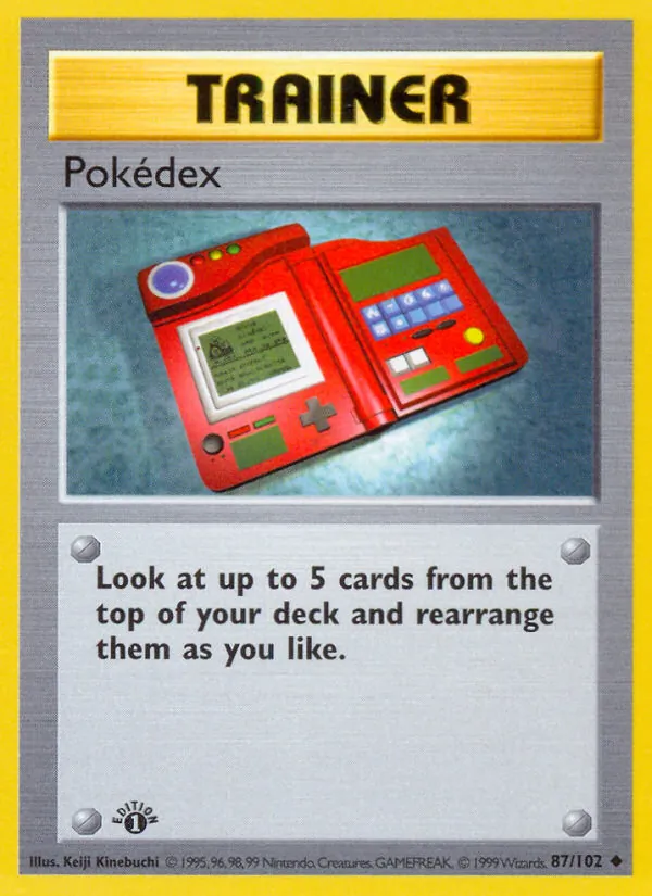 Pokédex card