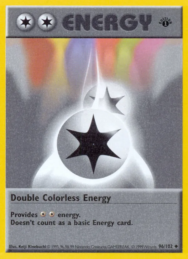Double Colorless Energy card