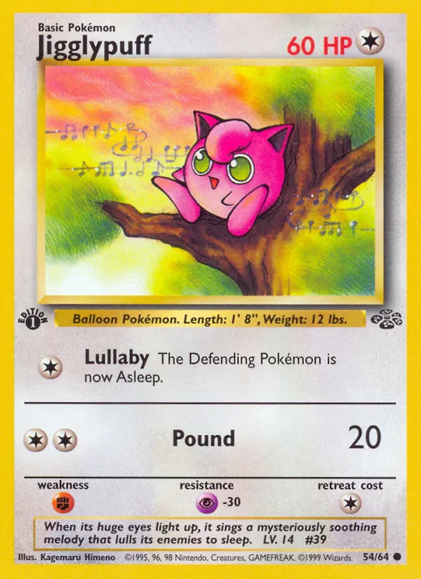 Jigglypuff Pokémon card