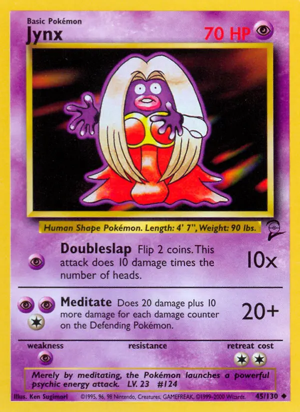 Jynx Pokémon card