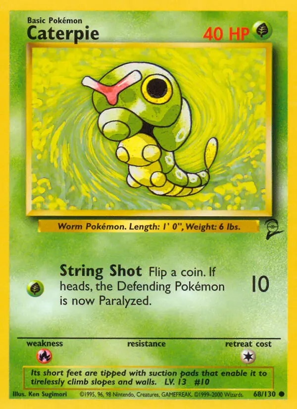 Caterpie Pokémon card