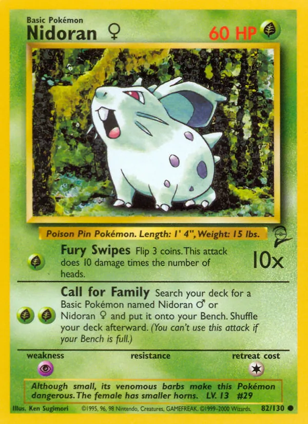Nidoran♀ card