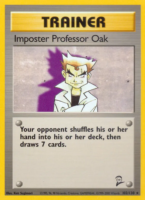 Impostor Professor Oak card