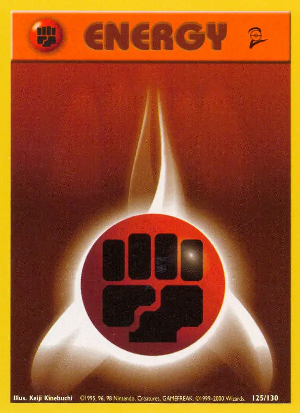 Fighting Energy Pokémon card