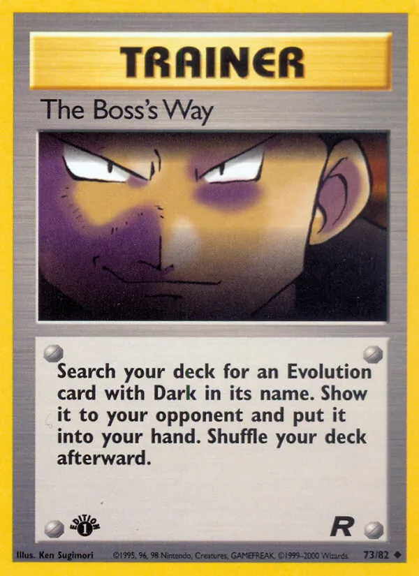 The Boss's Way card