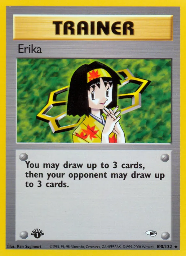 Erika's Oddish Pokémon card