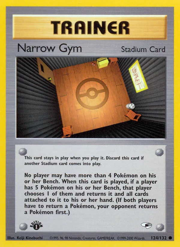 Narrow Gym card