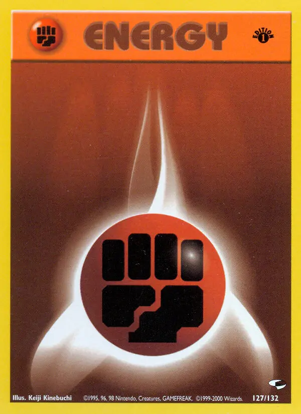 Fighting Energy Pokémon card