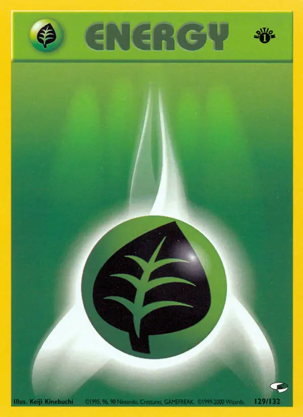 Grass Energy Pokémon card
