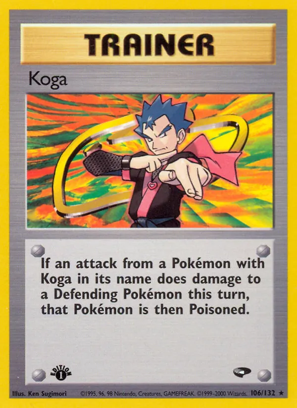 Koga's Pidgey card