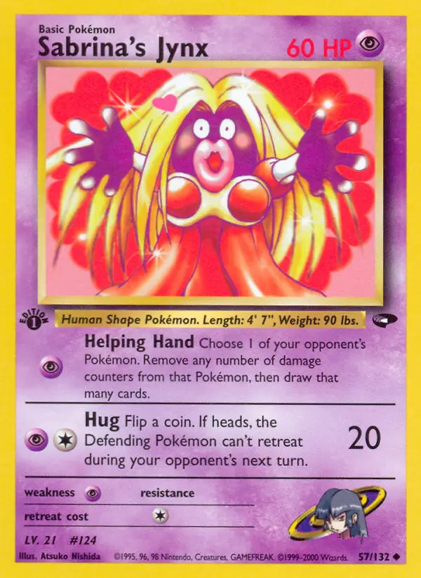 Sabrina's Jynx Pokémon card
