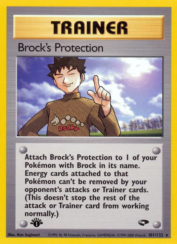 Brock's Protection card