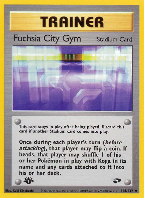 Fuchsia City Gym card