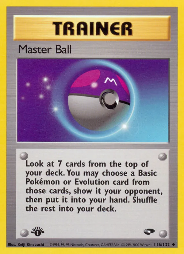 Master Ball card