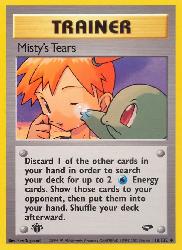 Misty's Tears card