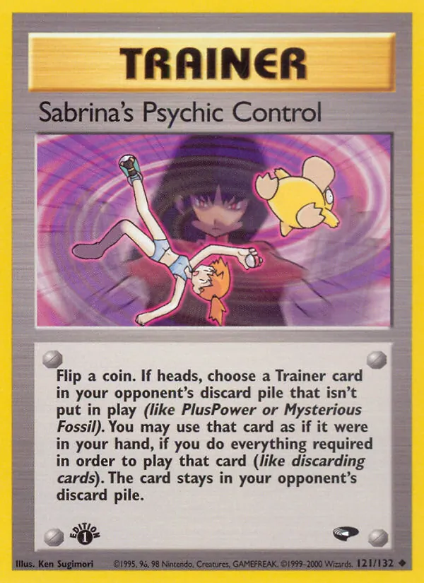 Sabrina's Psychic Control card