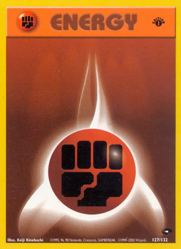 Fighting Energy Pokémon card