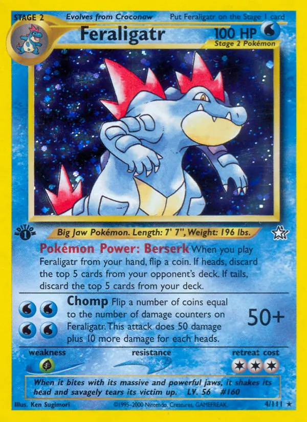 Feraligatr Pokémon card