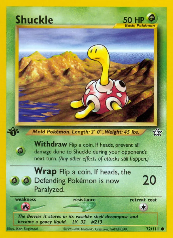 Shuckle card