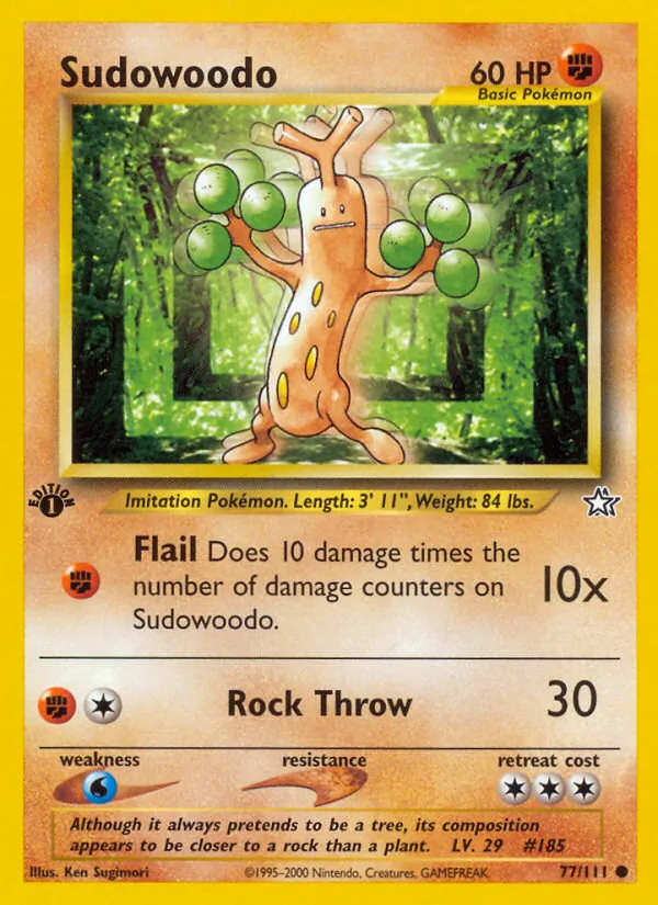 Sudowoodo card