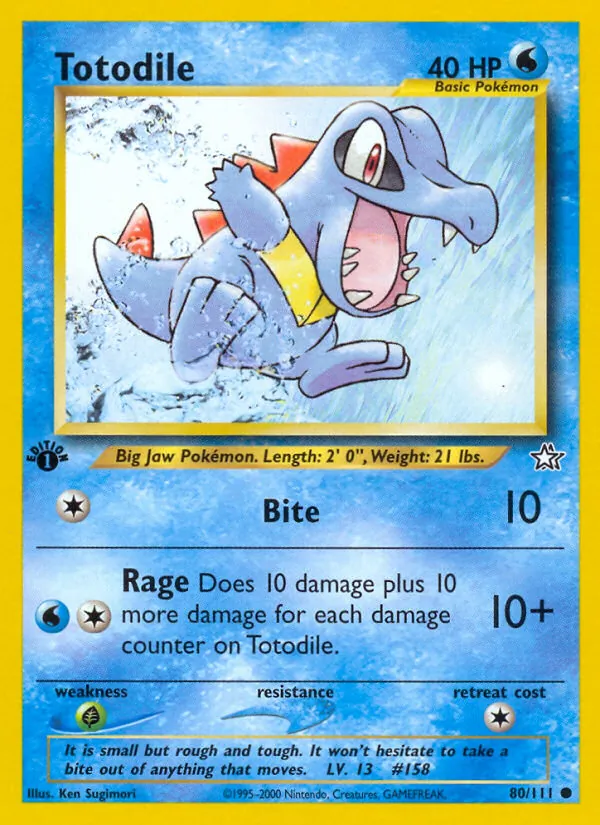 Totodile card