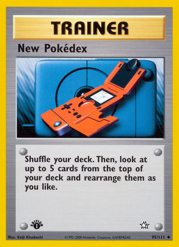 New Pokédex card