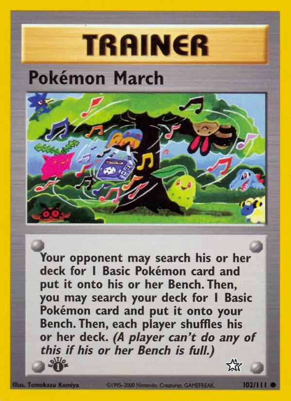 Pokémon March card