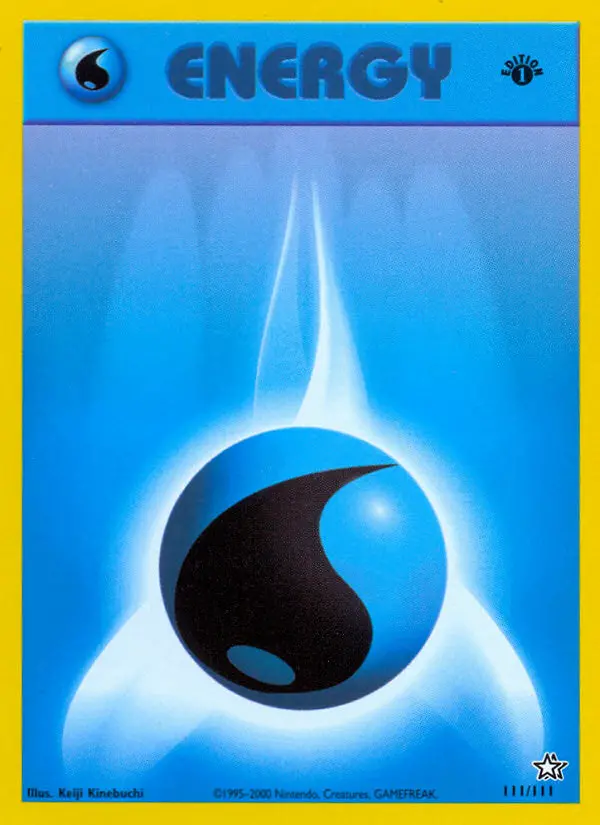 Water Energy Pokémon card