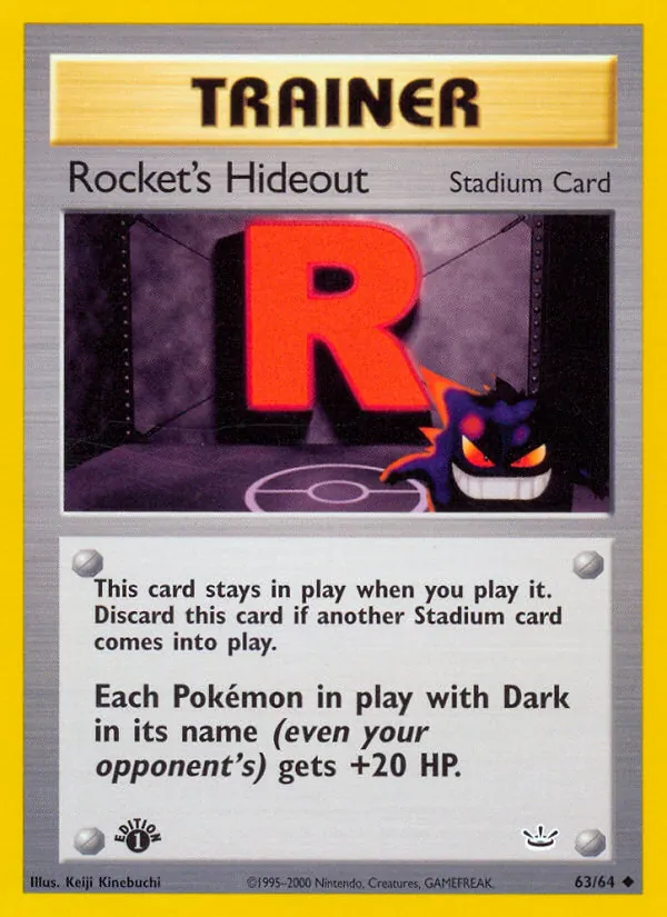 Rocket's Hideout card