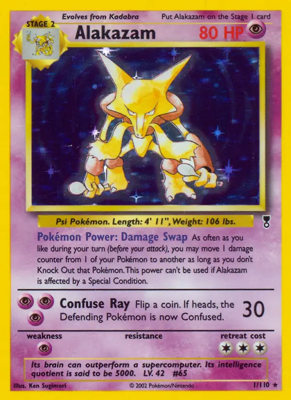 Alakazam Pokémon card