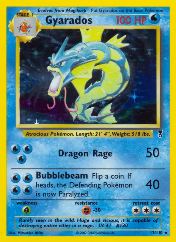 Gyarados Pokémon card