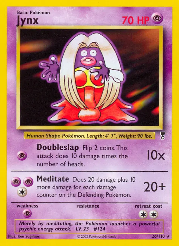 Jynx Pokémon card