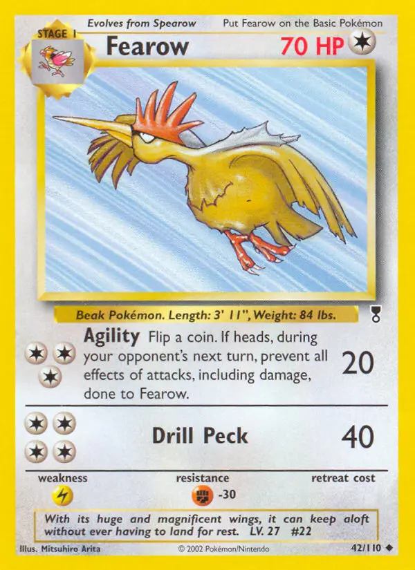 Fearow Pokémon card