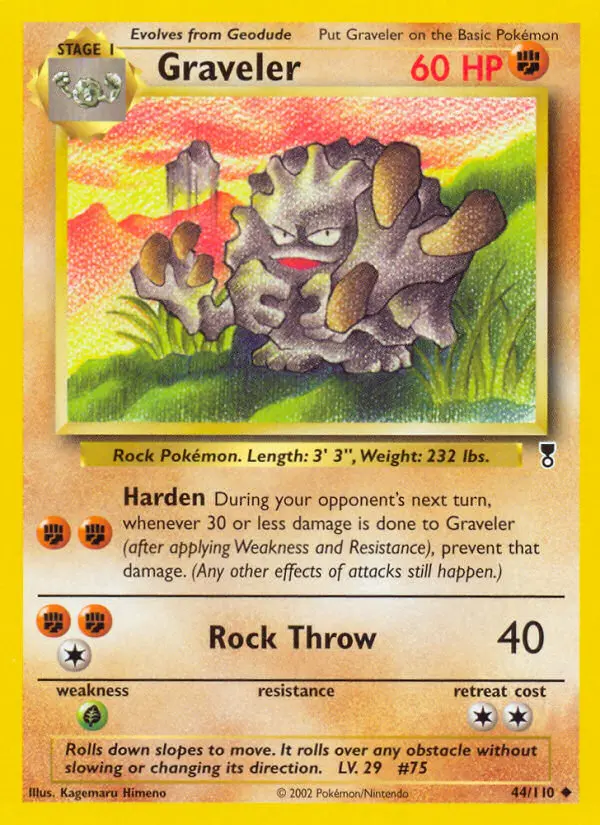 Graveler Pokémon card