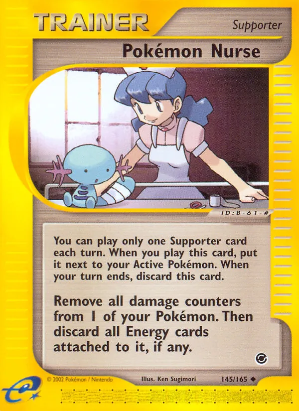 Pokémon Nurse card