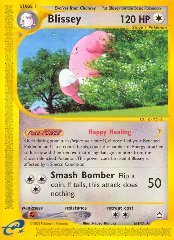 Blissey Pokémon card