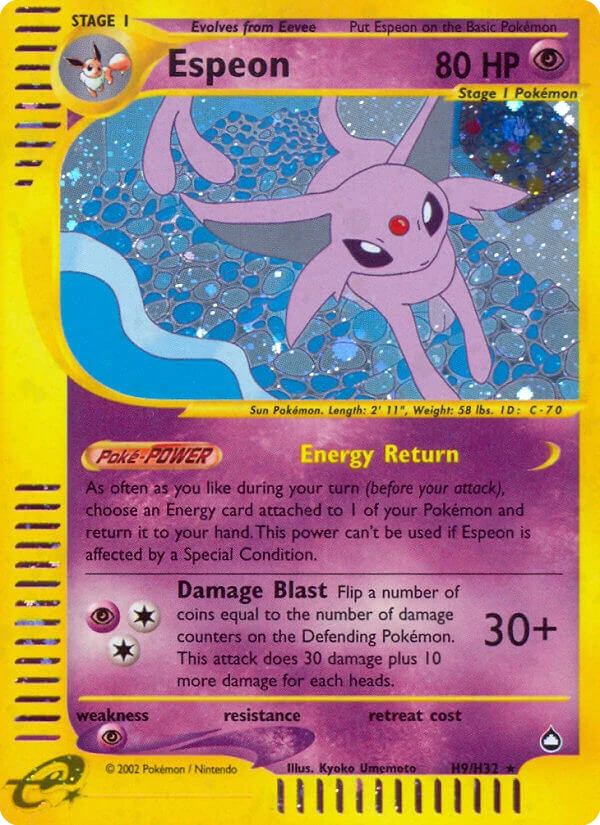 Espeon Pokémon card