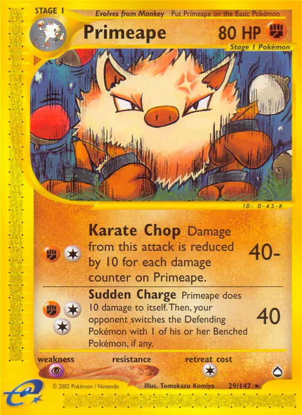 Primeape card