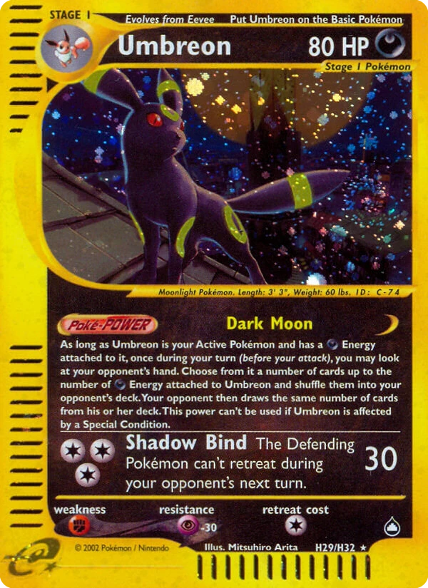 Umbreon Pokémon card